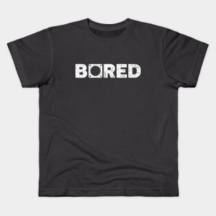 'Bored' Automotive Tuning Design Kids T-Shirt